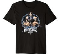 WARM KISS I Am Phenomenal AJ Styles Photo Collage T Shirt Black S