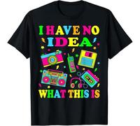 WARM KISS I Have No Idea What This is Men 70s 80s 90s Funny Cotton Men T Shirt Black 3XL