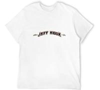WARM KISS Jeff Beck Unisex Mens T Shirt Vintage Logo White XL