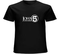 WARM KISS John 5 and The Creatures Logo Men's T Shirt Black XL