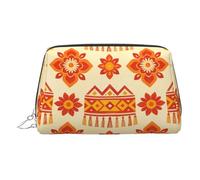 Warm Love Print Chic - Bolsa de maquillaje de viaje, bonita bolsa de cosméticos para mujer, para bolso y uso sobre la marcha, Floral cálido, One Size, Clásico