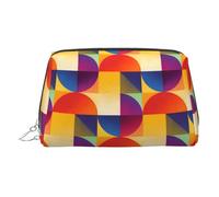 Warm Love Print Chic - Bolsa de maquillaje de viaje, bonita bolsa de cosméticos para mujer, para bolso y uso sobre la marcha, Gradiente de puesta de, One Size, Clásico