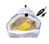 Warm Nest - Adjustable Temperature USB Heating Pet, Hammock Shed,Winter Warm House,Warmth duringis Designed to fit Various cageMacaws Parakeets Cockatiels Finches Lovebirds Breeding Lay Eggs