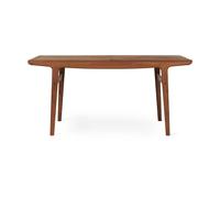 Warm Nordic Mesa Evermore con 2 extensiones de 45 cm cada una Teak oiled oak. 160 cm