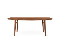 Warm Nordic Mesa Evermore con 2 extensiones de 45 cm cada una Teak oiled oak. 190 cm