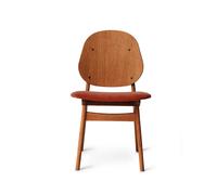 Warm Nordic Silla Noble Brick red-estructura de roble con aceite de teca