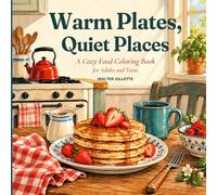 Warm Plates, Quiet Places: A Cozy Food Coloring Book for Adults and Teens