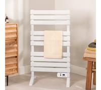 WARM TOWEL - Toallero Eléctrico De Suelo O Pared 500W Blanco