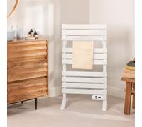 WARM TOWEL - Toallero Eléctrico De Suelo O Pared 500W Blanco