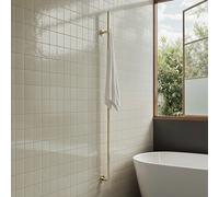 WARM TOWEL TUBE - Toallero Eléctrico De Barra 60W/120W Oro Cepillado