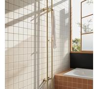 WARM TOWEL TUBE - Toallero Eléctrico De Barra 60W/120W Oro Cepillado