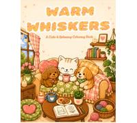 Warm Whiskers: A Cute & Relaxing Coloring Book
