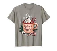 Warm Wishes Hot Cocoa Cozy Christmas Candy Hot Chocolate Camiseta