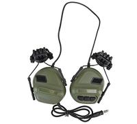 WarmHeartting Auriculares tácticos militares con adaptador de riel rápido para casco y accesorios de comunicación para micrófono