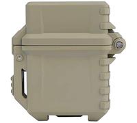 WarmHeartting Estuche de Almacenamiento con diseño de Concha para mechero táctico, contenedor Organizador para Zippo, Tanque Interior, Herramienta de Supervivencia para Acampada al Aire Libre