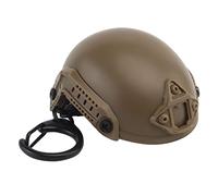 WarmHeartting Llavero Abridor de Botellas de Cerveza con Llaveros, Abrebotellas Mini Airsoft Fast Forma de Casco Táctico Colgante Adornos para Fanáticos del Ejército Colección Decorativa