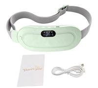 Warmher - Almohadilla térmica inteligente para aliviar el dolor menstrual, recargable por USB, calor ajustable, inalámbrica, caja de regalo blanca