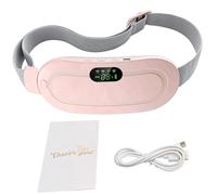 Warmher - Almohadilla térmica menstrual inteligente recargable por USB, calor ajustable, portátil e inalámbrica, diseño ergonómico, caja de regalo blanca