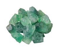 Warmhm 1bolsa Piedras Naturales de Fluorita Verde Rugosa para Decoración del Hogar Aromaterapia y Manualidades Creativas Piedras para Plantas y Difusores de Aroma