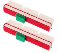 Warmhm 2 Piezas Piano Stop Mute de Fieltro de Lana y Bloque de Madera para Pianos Verticales Forma Uniforme sin Rebabas Varios Estilos