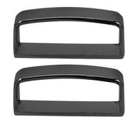 Warmhm 2 Presillas de Metal Resistentes y Fáciles de Usar para Cinturón de Hombre en Aleación de Zinc Anilla de Sujeción y Ajustador para Mochila