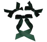 Warmhm 3 Pinzas Pelo de Terciopelo Lazo, Accesorios para Niñas, Estilo Princesa Dulce, Fáciles de Usar, Paquete de 3 para Fiestas y Uso Diario