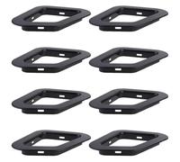Warmhm 4juegos Hebillas de Plástico para Silla de Oficina y Gaming Accesorios Resistentes para Sillas de Despacho Color Negro Fáciles de Instalar para Uso Casa y Oficina