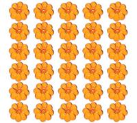 Warmhm 50 Unidades Luces Decorativas de Halloween Micro LED Difuso, Forma de Calabaza de Plástico Naranja, Resistente a Grietas para Decoración Festiva en Interiores y Exteriores