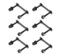 Warmhm 6 Piezas Kit de Tornillos y Tuercas Negros para Longboard y Deck, Pernos de Acero al Carbono Resistentes y Diseño de Estabilidad Mejorada para Patineta