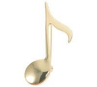 Warmhm Accesorio de Nota Musical para Hombre y Mujer, Pin Creativo de Músico en Acabado Liso Chapado en Oro, Insignia para Ropa y Sombreros en Eventos Musicales