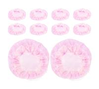 Warmhm Accesorios Cabello de Ballet para Niñas, Red para Moños Rosa, Malla y Tela Resistente, Diseño Invisible Fácil de Usar, Pack de 10 Piezas para Ballet