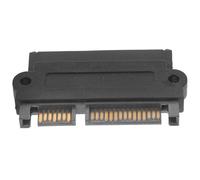 Warmhm Adaptador de Interfaz Serial Ata Convertidor para Servidor para Disco Duro Abs y Cobre, Negro, Plug-and-Play, para Placa Base y PC