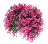 Warmhm Bola de Planta Artificial de Plástico Púrpura en Forma de Bola Realista para Decoración de Hogar y Exterior Ambiente Natural y Uso Prolongado