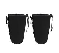 Warmhm Bolsa Protectora de Neopreno Aislante Térmica Diseño Elástico Ajustable, Incluye 2 Piezas Ganchos para Colgar para Lentes de Cámara Profesionales