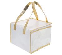 Warmhm Bolsa Térmica Aislante Material de Tela y Gran Capacidad Adecuado para Transporte y Conservación de Alimentos para Pastel y Pizza