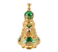 Warmhm Botella de Perfume Recargable Vintage Diseño Elegante de Medio Oriente de 125ml Vidrio y Aleación, Portátil Fugas para Decoración del Hogar y Viajes
