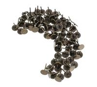 Warmhm Chinchetas Metálicas Diseño Elegante 100 de Acero Inoxidable Cabeza Plana y Redondeada, Clavos Decorativos y Longitud Extendida para Muebles Ideales para Decoración de Oficina