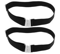 Warmhm Cinturones de Liga Ajustables Clips Estilo Gótico Clásico de Poliéster y Metal, Cómodos, Antideslizantes y Aptos para Tallas Grandes para Mujer en Fiestas y Representaciones