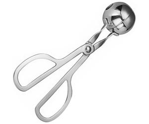 Warmhm Cuchara para Hacer Albóndigas Moldeador para Bolas de Pescado y Pastel Diseño en Forma de Tijera Varios estilos de Acero Inoxidable Adecuado para Cocinar y Drenar Varios estilos