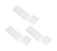 Warmhm Estuche Portátil Almacenamiento Conveniente y Fácil de Transportar para Raspador de Lengua de 3 Piezas, Caja de Plástico Blanco para y Uso Diario
