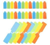 Warmhm Etiquetas de Identificación Superficie para Escribir Fácilmente 50 Unidades para Cables de Nylon Reutilizables y Clasificadoras para Cables de Red y Audio