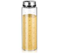 Warmhm Frasco Giratorio Capacidad 500ml Fácil de Limpiar de y Acero Inoxidable y de Espacio para Pimienta y Chocolate Adecuado para Obsequio de Inauguración