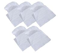 Warmhm Fundas para Asiento Desechables No Tejidas, 5 Unidades para Avión y Tren, Protección de Cojín, Uso en Oficina y Coche, Tamaño Regular, Color Blanco