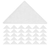 Warmhm Inserciones Adhesivas para Cuello de Camisa de Pvc en Forma Triangular, 120 Piezas para Evitar Que el Cuello Se Doble y Lucir Profesional en Oficina