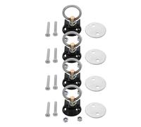 Warmhm Kit de Anclajes de Liberación Rápida para Asegurar Carga en Maleteros, Pernos de Anclaje Redondos de Aluminio y Acero Inoxidable, Uso Versátil y Duradero