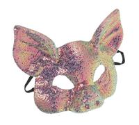 Warmhm Máscara de Cerdo Máscara Divertida y Encantadora Ligera de Eva Diseño de Lentejuelas Forma de Cerdo para Fiesta y Cosplay para Celebración