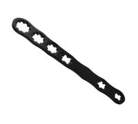 Warmhm Mini Juego De Tensor De Cadena y Llave De Piñón para Bicicleta Compatible Cadena Herramienta De Reparación Precisa Negro Metal para Mantenimiento De Motocicleta Y Bicicletas