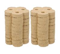 Warmhm Pasteles de Moxa Alivian y Relajan Cuerpo y Espíritu en Forma de Flor de Ciruelo 20 Hechos de Moxa Marrón para Moxibustión Ideales para Dispositivos de Terapia
