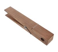 Warmhm Pinza para Toallas de Baño de Madera Gigante Diseño Versátil y Forma de Pinza Gigante para Mantener el Baño Organizado y Crear Ambiente Rústico