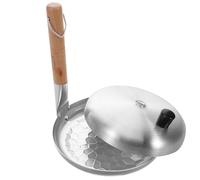 Warmhm Sartén Japonesa con Mango de Madera Fácil de Limpiar de Antiadherente de para Cocina Asiática y Desayuno Gastronomía Japonesa